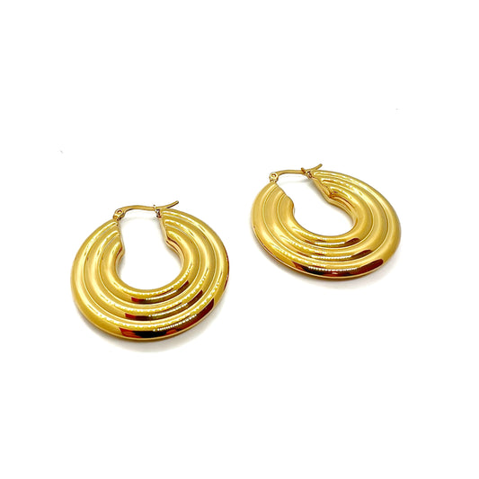 Plat earring